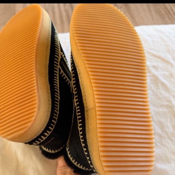 Free People Laidback London NWT Setsu Suede Black Shearling Boot - Picture 10 of 10